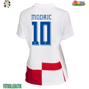 Kroatien Luka Modric #10 Hemmatröja Kvinnor EM 2024 Kortärmad
